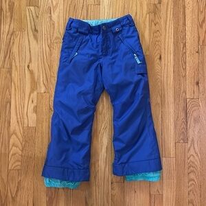Burton sz 5/6 EU 119-128 blue snowboard ski pants great pre owned condition